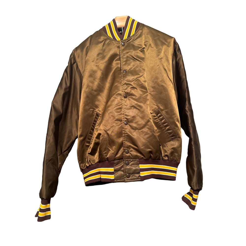 Vintage Men’s Leader Sportswear Jacket Size XL Brown/Gold